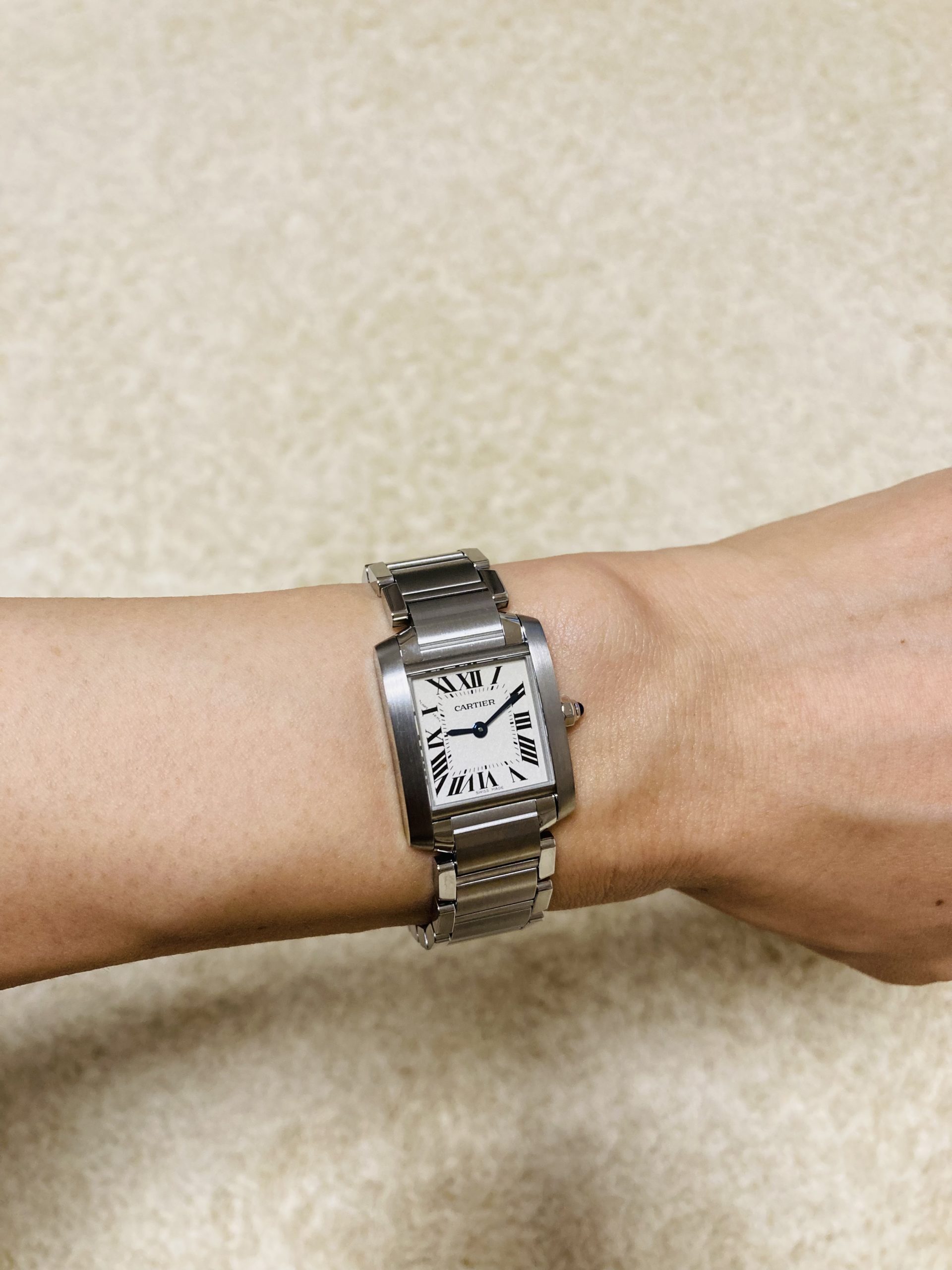 Cartier カルティエ】タンクフランセーズSM 腕時計 - 時計