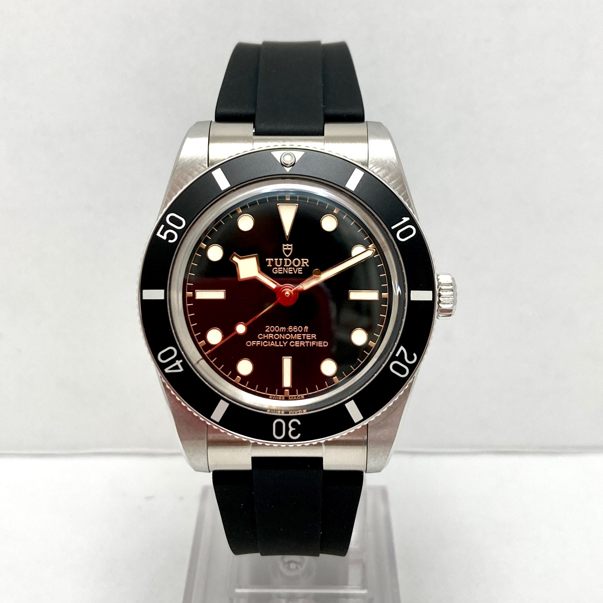 未使用】チューダー ブラックベイ54 TUDOR BLACK BAY ラバーストラップ 