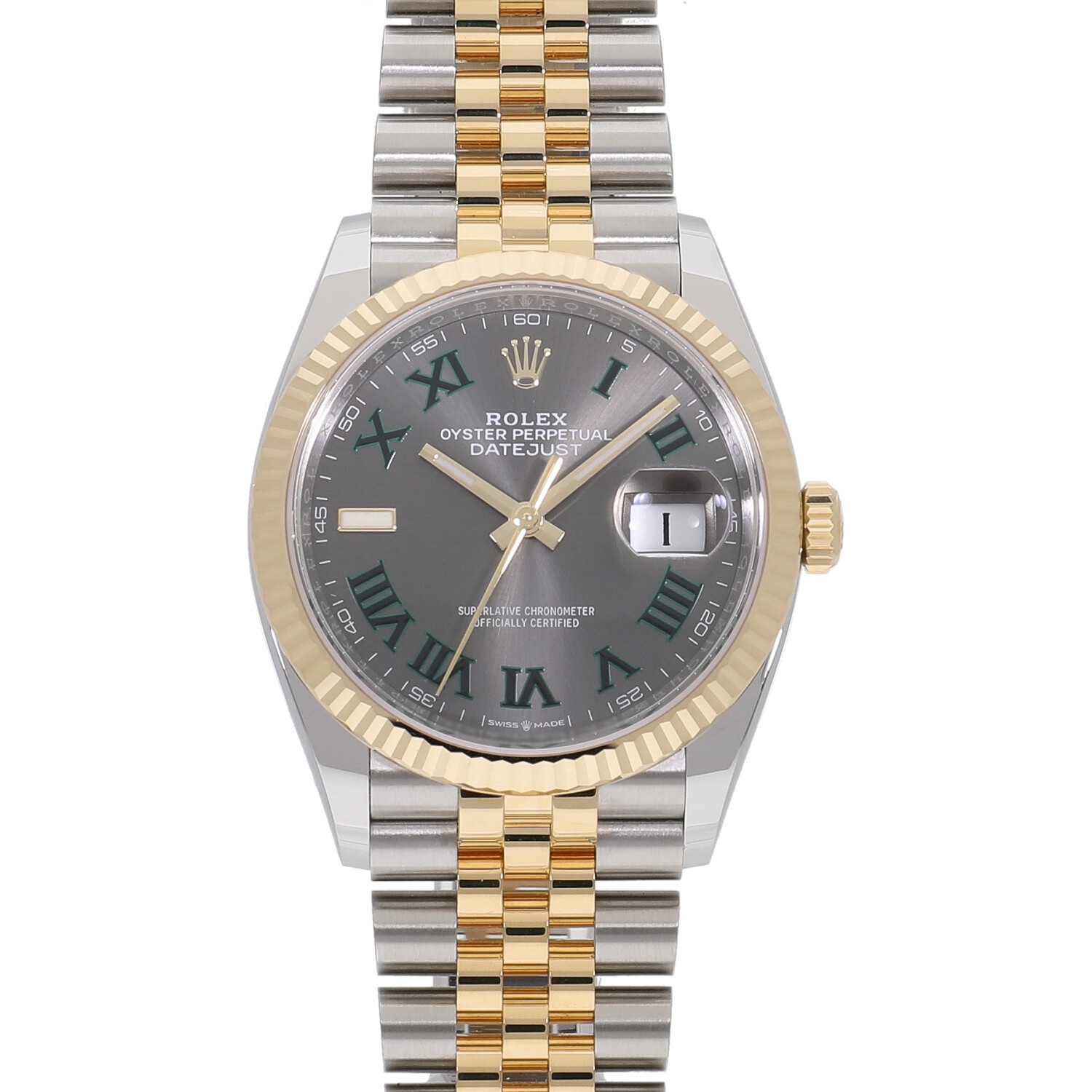 ROLEX デイトジャスト 36 126233 スレートローマ メンズ