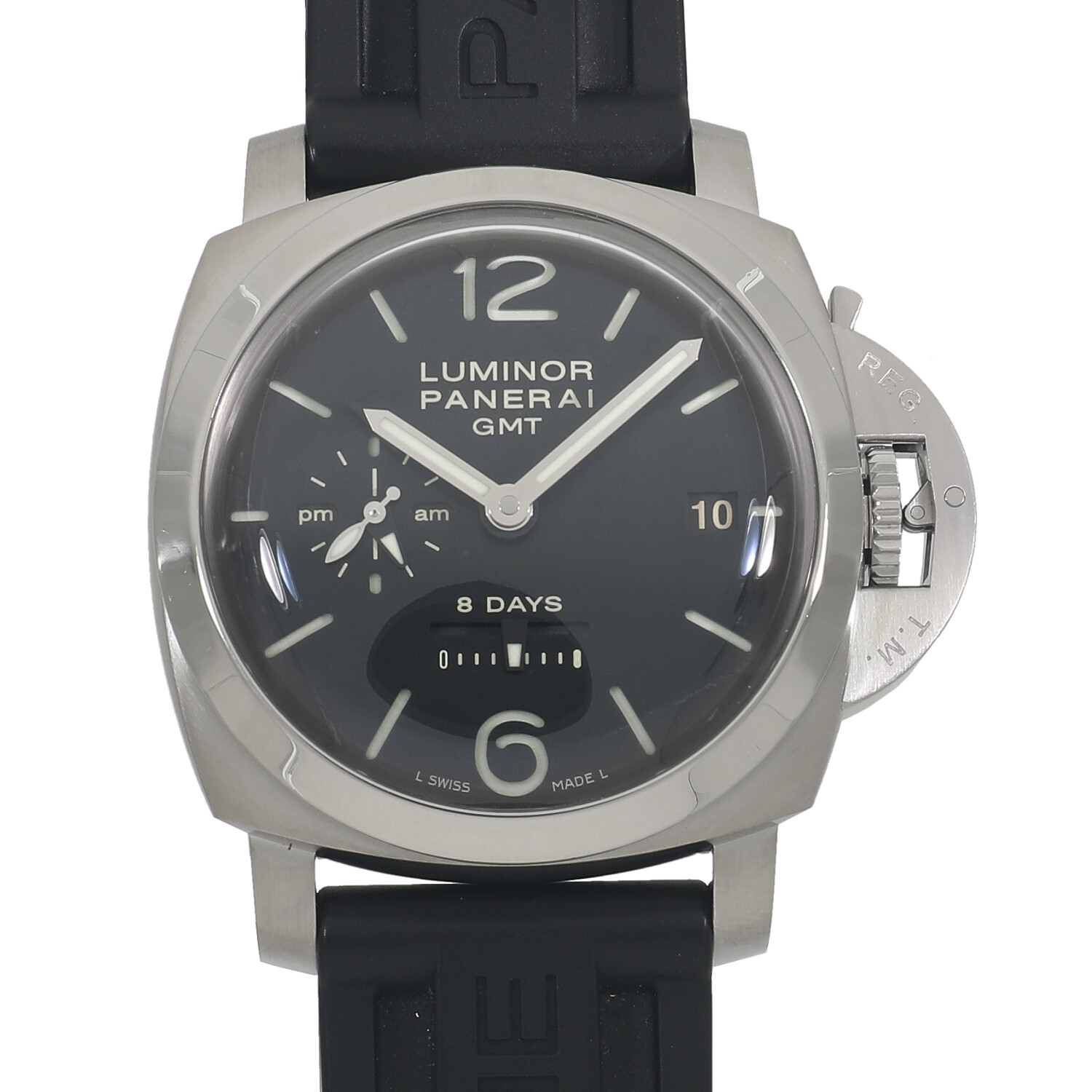 パネライ ルミノール1950 8デイズ パワーリザーブ GMT PAM00233