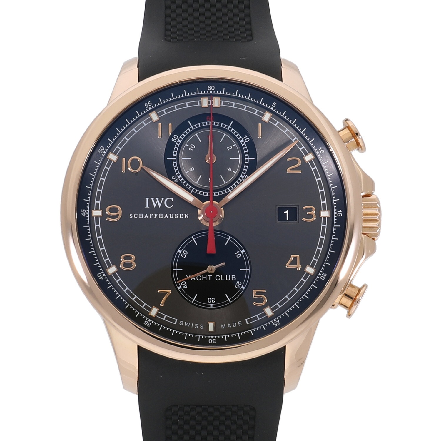IWC/ポルトギーゼ ヨットクラブ クロノグラフ ブラック IW390209